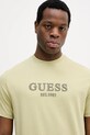 Guess t-shirt bawełniany zielony M5BI09.K8FQ4