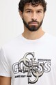 Guess t-shirt bawełniany biały M5BI72.I3Z14