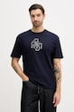 Guess t-shirt bawełniany nadruk granatowy M5BI76.I3Z14