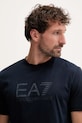 EA7 Emporio Armani t-shirt bawełniany fioletowy AF10375.7M000898