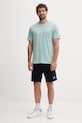 EA7 Emporio Armani t-shirt bawełniany AF10375.7M000898 turkusowy AW25