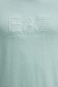 EA7 Emporio Armani t-shirt bawełniany AF10375.7M000898 turkusowy