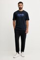 EA7 Emporio Armani t-shirt bawełniany AF10375.7M001129 fioletowy AW25