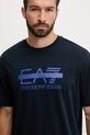 EA7 Emporio Armani t-shirt bawełniany fioletowy AF10375.7M001129