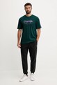 EA7 Emporio Armani t-shirt bawełniany AF10375.7M001129 turkusowy AW25
