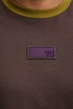 EA7 Emporio Armani t-shirt bawełniany AF12957.7X000154 brązowy