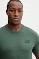 EA7 Emporio Armani t-shirt bawełniany zielony PJVPZ.8NPT25