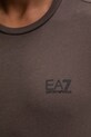 EA7 Emporio Armani pamut póló PJVPZ.8NPT25 barna