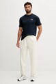 EA7 Emporio Armani t-shirt bawełniany AF10375.7M000956 granatowy AW25