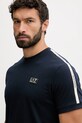 EA7 Emporio Armani t-shirt bawełniany granatowy AF10375.7M000956
