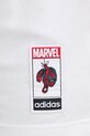 Bombažna kratka majica adidas Spiderman T-S JL5556 bela