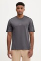 adidas t-shirt bawełniany AOP Colourblock T-Shirt bawełna szary JM9203