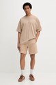 adidas t-shirt bawełniany All SZN JN0609 beżowy AW25