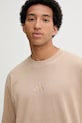 adidas t-shirt bawełniany All SZN beżowy JN0609