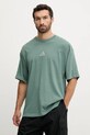 Bavlněné tričko adidas All SZN kulatý tyrkysová JN0610