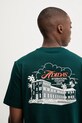 Памучна тениска adidas Club Scenic JV8447 зелен