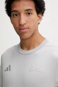 Βαμβακερό μπλουζάκι adidas x Mercedes γκρί JW3481