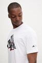 adidas tricou din bumbac Spiderman alb JW8842