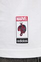 Бавовняна футболка adidas Spiderman JW8842 білий
