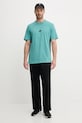 adidas tricou din bumbac Essentials JX0732 turcoaz AW25