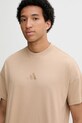 adidas t-shirt bawełniany All SZN beżowy JX5083