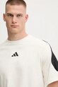 adidas t-shirt in cotone Stadium beige JX5640