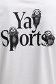 Βαμβακερό μπλουζάκι adidas JY1828 λευκό