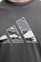 adidas pamut póló Camo Logo KA7130 szürke