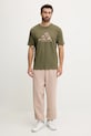 adidas tricou din bumbac Camo Logo KA7131 verde AW25