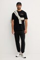 Napapijri t-shirt bawełniany S-Snibston NP0A4H439411 czarny AW25