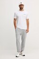 Napapijri t-shirt bawełniany S-Bradgate NP0A88UNMQL1 biały AW25