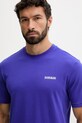 Napapijri t-shirt bawełniany S-Guide fioletowy NP0A88V6B3B1