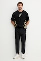 PLEIN SPORT tricou din bumbac FAEC.MTK8358.STE001N negru AW25