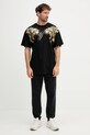 Bavlněné tričko PLEIN SPORT FAEC.MTK8360.STE001N černá AW25