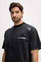 PLEIN SPORT t-shirt bawełniany czarny FAEC.MTK8377.STE001N
