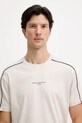 Bavlnené tričko Armani Exchange béžová XM001360.AF10358