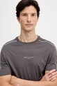 Armani Exchange t-shirt bawełniany szary XM001360.AF10358