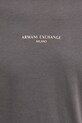 Armani Exchange t-shirt bawełniany XM001360.AF10358 szary