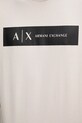 Armani Exchange t-shirt bawełniany XM001425.AF10361 beżowy