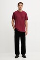 Armani Exchange t-shirt bawełniany XM001431.AF10337 bordowy AW25