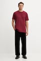 Armani Exchange pamut póló XM001431.AF10337 burgundia AW25