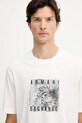 Odzież Armani Exchange t-shirt bawełniany XM001448.AF10358 biały