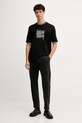 Armani Exchange t-shirt bawełniany XM001450.AF10358 czarny AW25