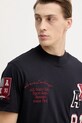 Armani Exchange t-shirt bawełniany granatowy XM001452.AF10361