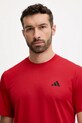 adidas Performance t-shirt treningowy Train Essentials czerwony JC5194