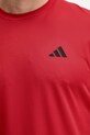 adidas Performance t-shirt treningowy Train Essentials JC5194 czerwony