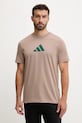 Îmbrăcăminte adidas Performance tricou de antrenament Category Training Graphic JM8977 maro