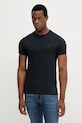 Emporio Armani t-shirt bawełniany bawełna granatowy 8N1TQ6.1JRGZ