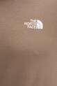 Βαμβακερό μπλουζάκι The North Face Redbox NF0A87NPE1Q1 καφέ