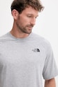 The North Face t-shirt szary NF0A87NUDYX1